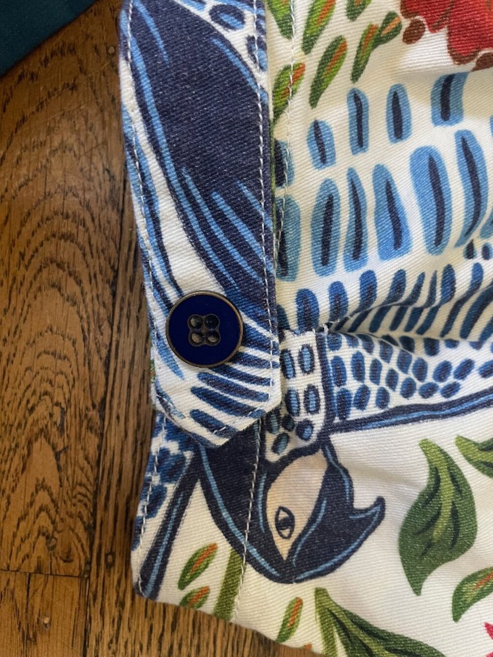 FARM Rio Macaw Flight Canvas Jumpsuit medium - Picture 11 of 12